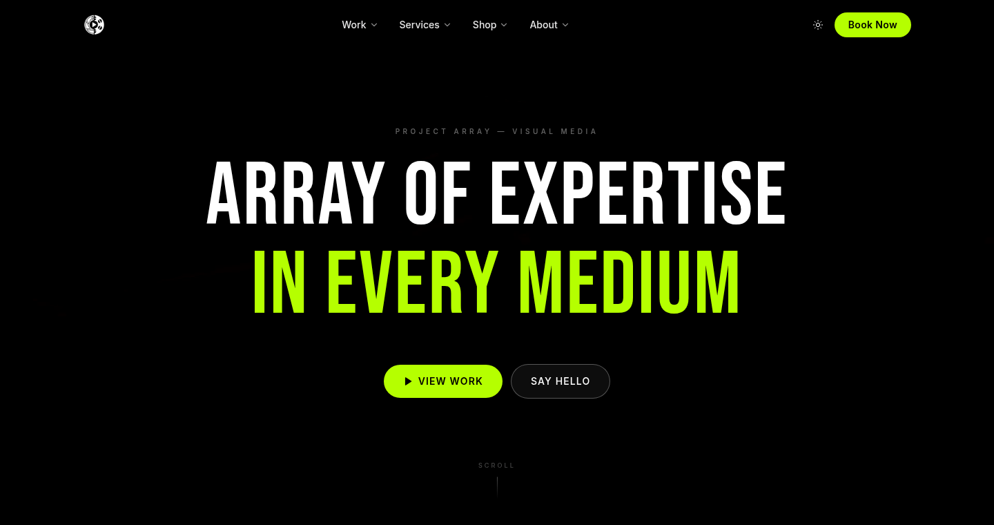 Project Array — Visual Media screenshot