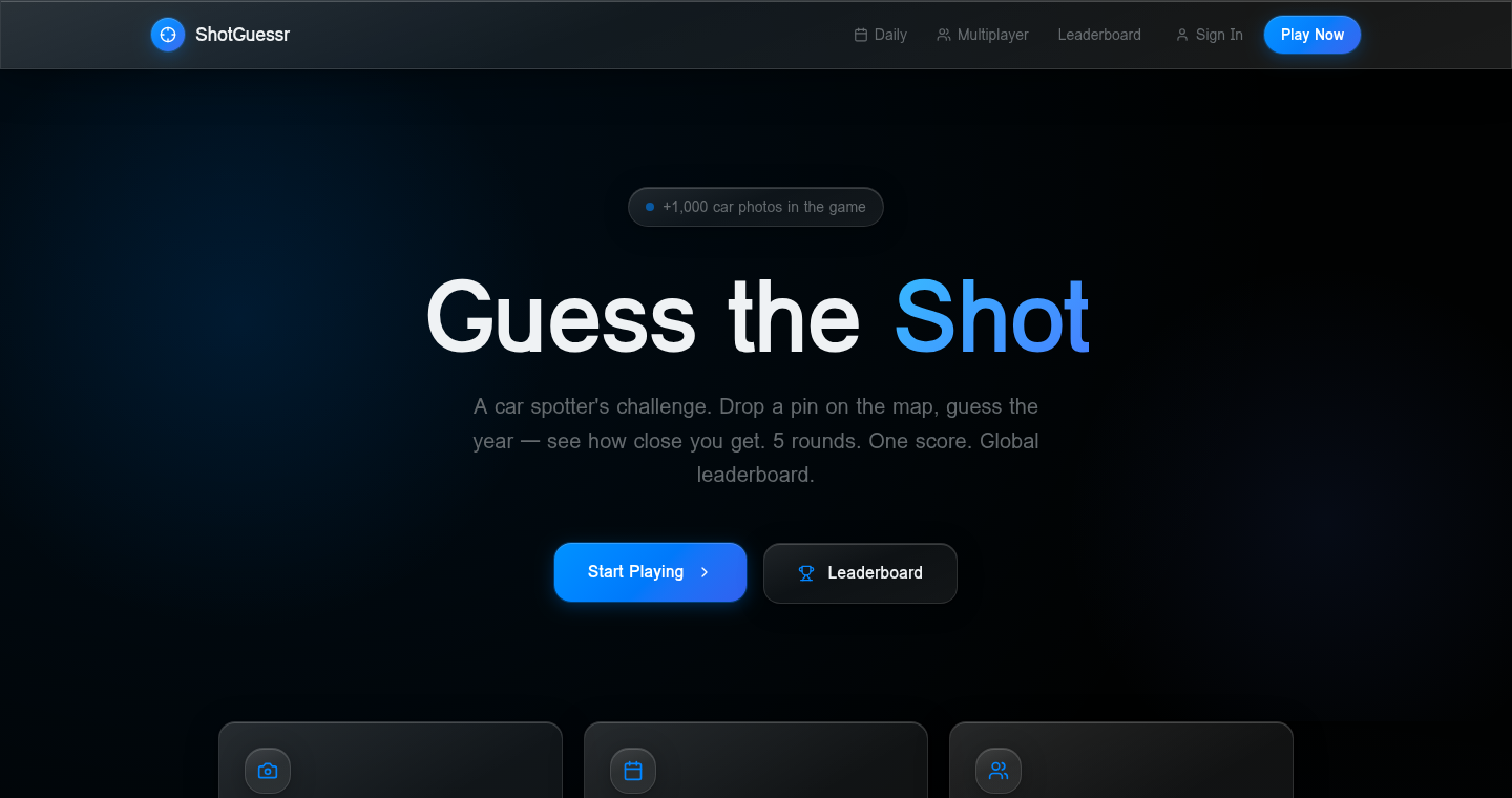 ShotGuessr screenshot