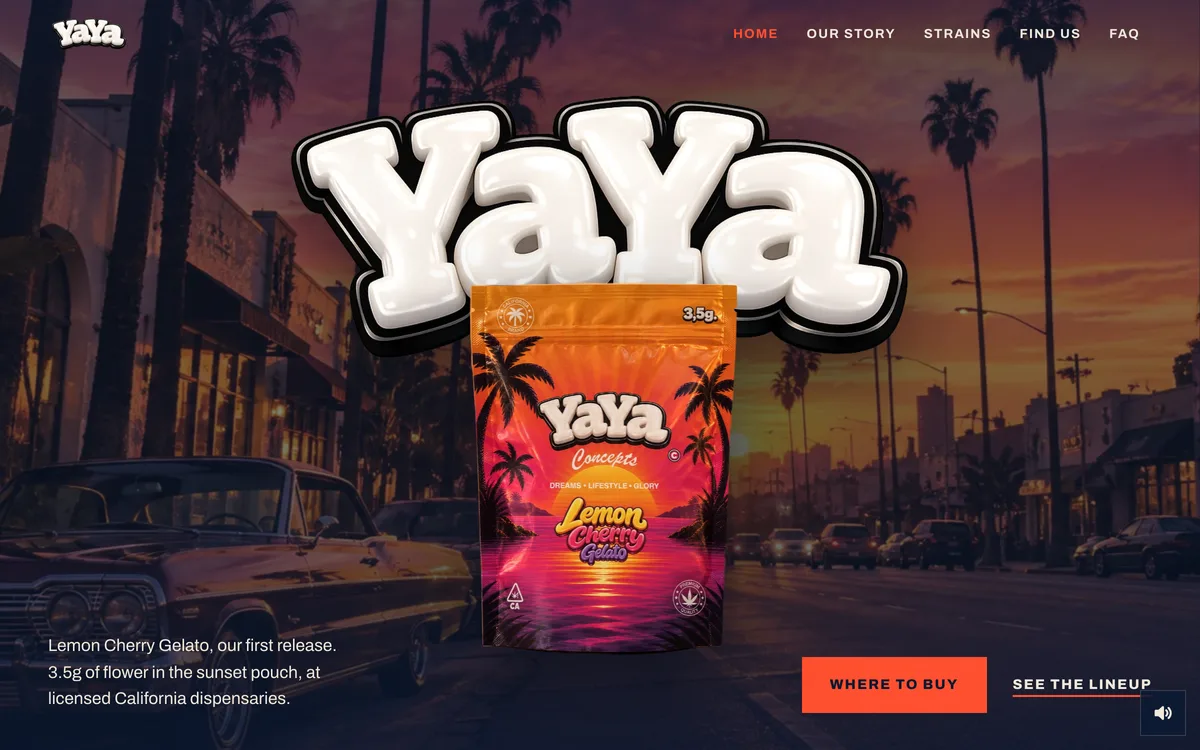 YaYa Concepts website